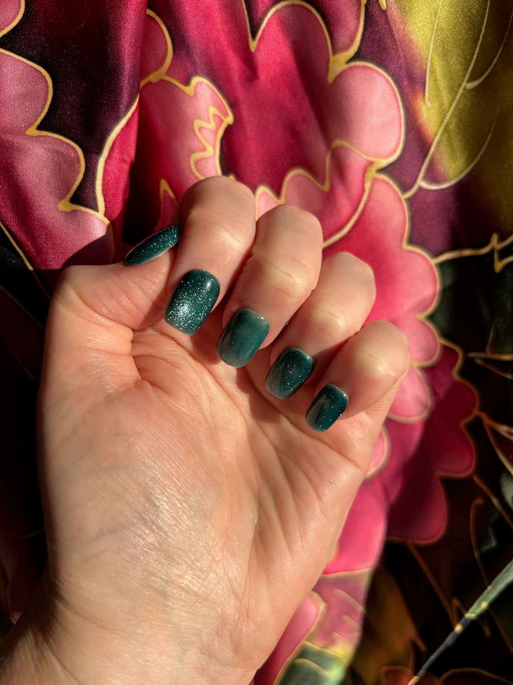 Emerald City Press-On Nails (medium square)
