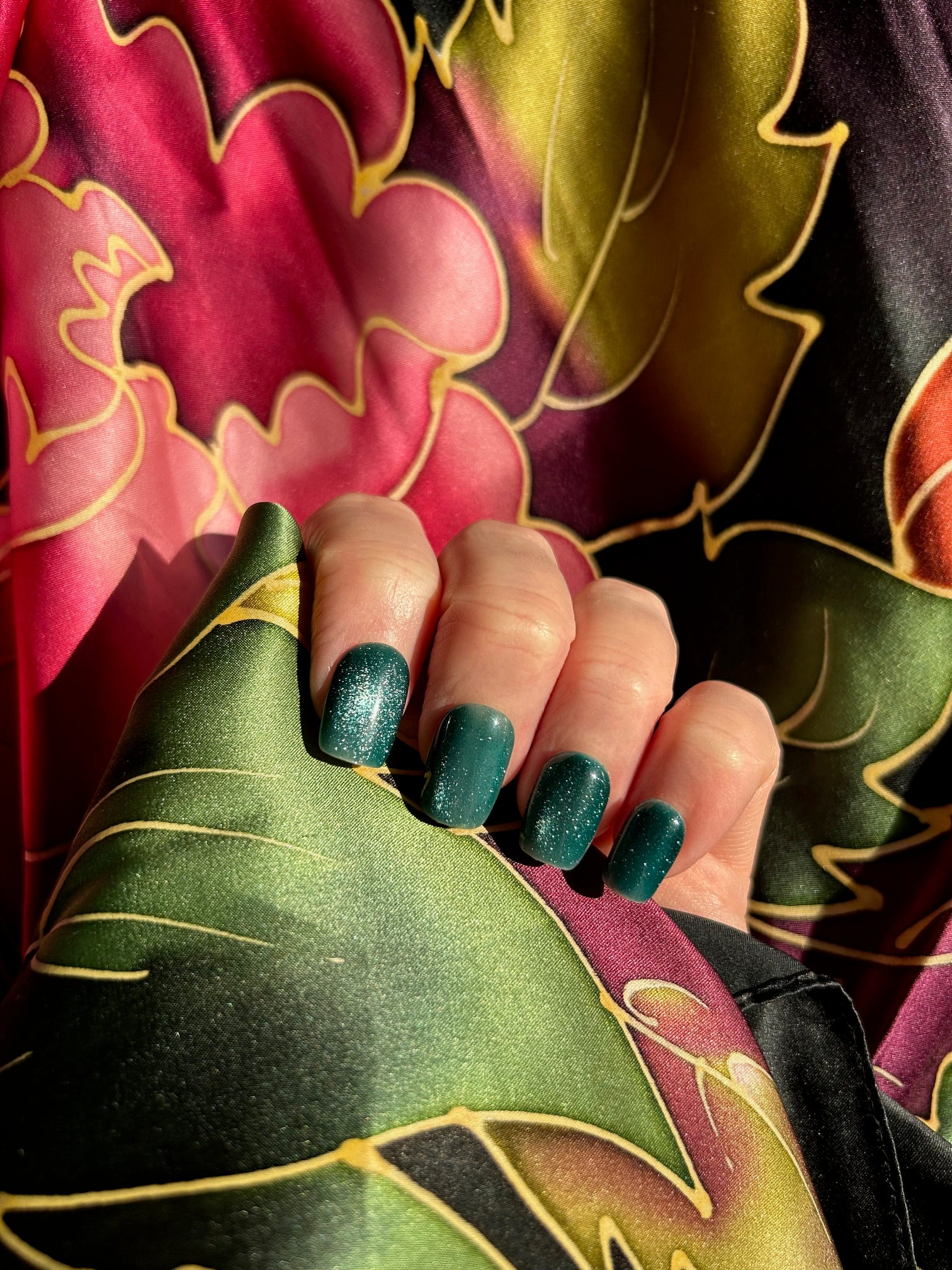 Emerald City Press-On Nails (medium square)
