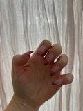 Fairy Kiss handmade Press-On Nails (long almond) - MEDIUM NAIL SIZE