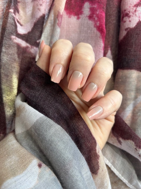 Pink Bubblegum handmade Press-On Nails (short square) - SMALL NAIL SIZE
