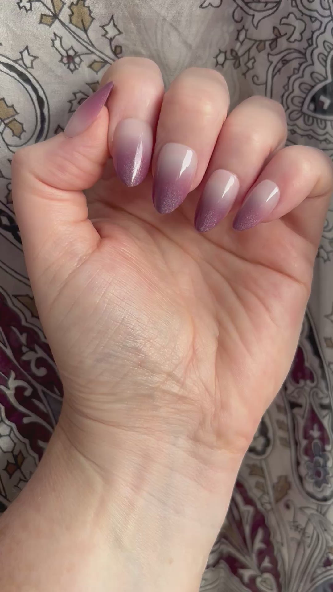 Lavender Haze Press-On Nails (medium almond)