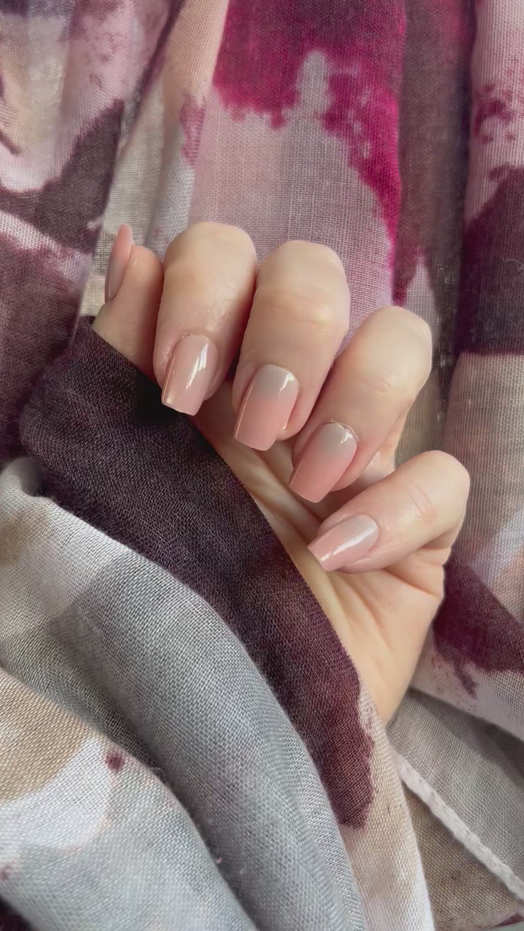 Pink Bubblegum handmade Press-On Nails (short square) - SMALL NAIL SIZE