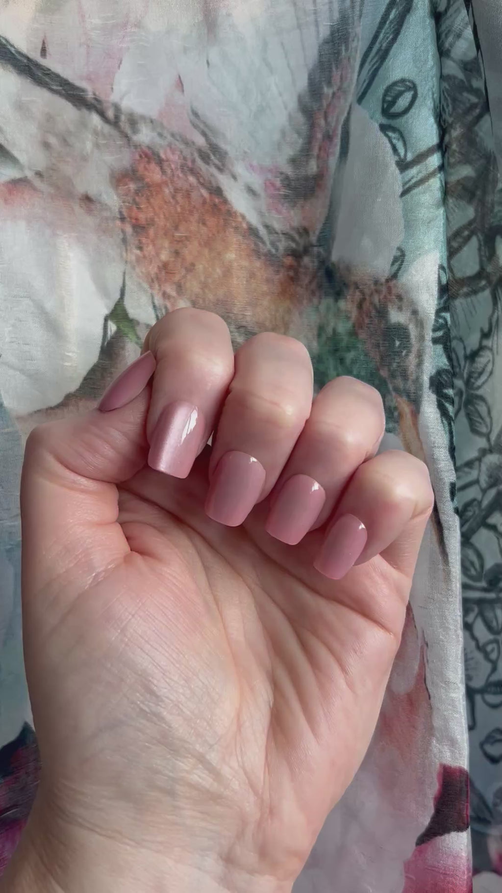Pink Lemonade Press-On Nails (medium square)